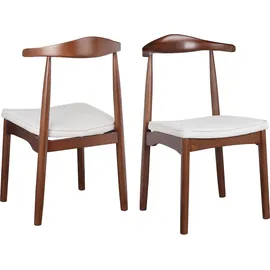 LeGer Home by Lena Gercke Esszimmerstuhl "Rianne, TOPSELLER, OTTOs Choice", braun, H:82cm T:49cm, Polyester, LEGER HOME BY LENA GERCKE, Stühle, Esszimmerstuhl, Gestellrahmen aus massivem Eschenholz, Sitzfläche mit Webstoffkissen