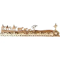 Krippen Adventskalender 2024, Weihnachtskrippe Adventskalender Aus Holz, 24-Tage Weihnachts Countdown Kalender 2024, Christus Tischkalender Desktop Ornamente Für Weihnachts Deko