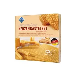 PEBARO Bastelset Kerzen aus Bienenwaben gelb