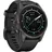 42 mm schwarz/carbongrau Titan mit Silikonarmband