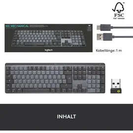Logitech MX Mechanical Mechanischer Switch DE