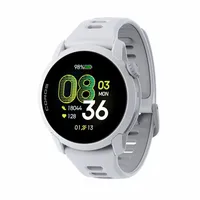 COROS Pace 4 GPS 43 mm Silikonarmband Weiß 22 mm