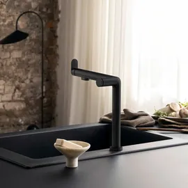 Hansgrohe Aqittura M91 Einhebelmischer Schwarz