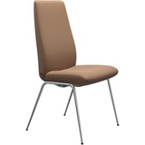 Stressless® Polsterstuhl Laurel, High Back, Größe L, mit Beinen aus Stahl in Chrom matt braun