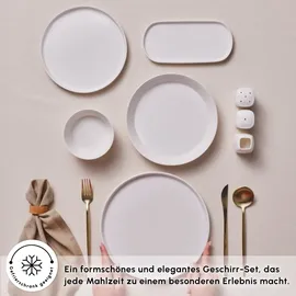 KARACA Stream Bone Bomo Geschirrset 53-tlg. weiß
