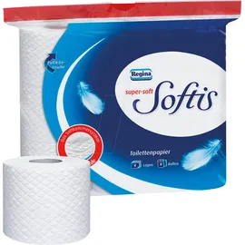 Hakle Softis Toilettenpapier 4-lagig 9 Rollen