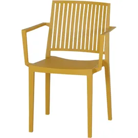 Siena Garden Lane Stapelsessel 57 x 56 x 80 cm gelb