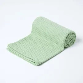 Homescapes Babydecke Waffelpiqué 90/110 cm,