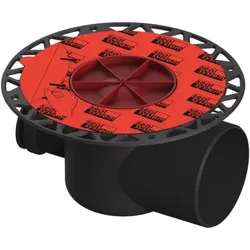 TECEdrainpoint S Ablauf DN100 waagerecht 3607500 mit Seal System Universalflansch