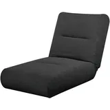 Livetastic Schlafsessel Luna, Schwarz, Textil, 81x88x160 cm, Bsci, Liegefunktion, Wohnzimmer, Sessel, Schlafsessel