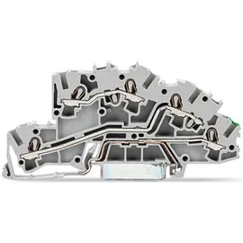 WAGO GmbH& Co. KG Installationsetagenklemme 4mm2 L/L/PE grau