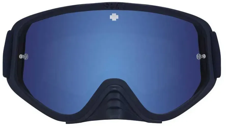 Spy Woot Race Speedway Offroad-brille - Matte Navy - Clear/CAT0 + HD Smoke Dark Blue Spectra Mirror/CAT2
