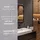 hajduk furniture Badspiegel 70 x 60 cm Schwarz