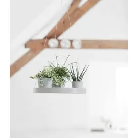 Ecopots Ø 36 x 3 cm Weiß Grau