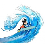 KOMAR Mickey Surfing 300 x 280 cm