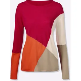 Classic Basics Strickpullover orange/pink 46