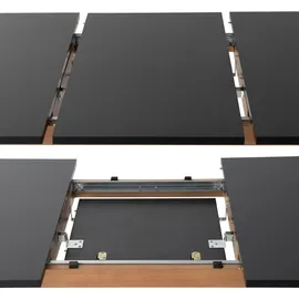 Happy Garden Ausziehbarer Tisch Helga 120 / 160cm schwarz