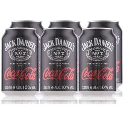 Jack Daniel's Old No. 7 Tennessee Whiskey & Coca Cola Dose 10% Vol. 6x0,33l