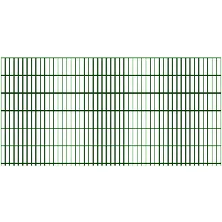 FA-Bausysteme Doppelstabmattenzaun 6/5/6 250 x 123 cm Moos