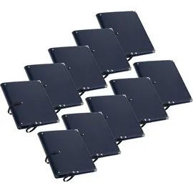 Classic Cantabile Notenmappe Deluxe 10er Set Blau
