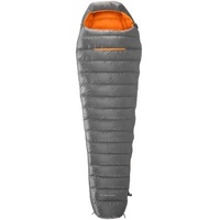 Schlafsack, grau/orange, 240x77cm
