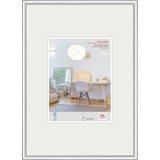 Walther Design Bilderrahmen silber 60 x 90 cm mit Kunstglas, New Lifestyle Kunststoffrahmen KVX090S