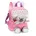 NICI Kinderrucksack rosa 2 in 1 mit Kuscheltier 25cm Mädchen Jungen Weicher Rückenbereich verstellbare Gurte