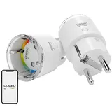 Gosund Ep2 Wifi Smart Socket 10a Tuya Intelligenter Stecker 2 Einheiten - White