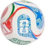 adidas World Cup 26 Trionda Club Ball Ball für Unisex-Erwachsene, weiß - white/vivid red/glory blue/green 5