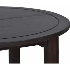 MiaMöbel Esstisch Cherry 120cm rund - ausziehbar Massivholz Pinie