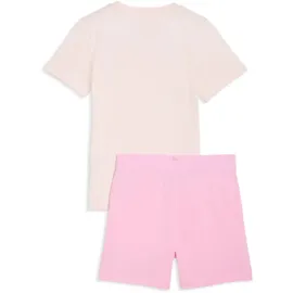 Puma Kinder Set T-Shirt Logo Tee + Short Set 685240-21 122 - Jasmine Flower - 122