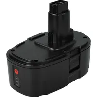 EXTENSILO Akku kompatibel mit Dewalt DC608K, DC616K, DC668KA, DC618K,