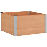 vidaXL Hochbeet 100 x 100 x 54 cm Braun