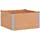 vidaXL Hochbeet 100 x 100 x 54 cm Braun