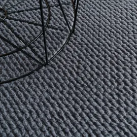 MY HOME Teppich Ciney, LAGERRÄUMUNG!, rechteckig, Höhe: 16 mm, Kurzflor, Hoch-Tief Effekt, Uni Farben, Scandi Design, besonders weich grau 120 cm x 160 cm x 16 mm
