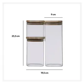 Five Vorratsglas 500 ml 3 St.