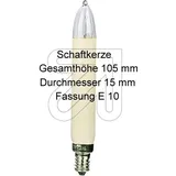 Eltric Schaftkerzen E10 elfenbein 8V/3W 3Stk