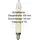 Eltric Schaftkerzen E10 elfenbein 8V/3W 3Stk