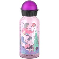 Emsa N30516 Kids Tritan Trinkflasche | Fassungsvermögen: 0,4 Liter | 100% sicher/praktisch/hygienisch/dicht/unbedenklich | cleverer Trinkverschluss | robust | Design: Mermaids