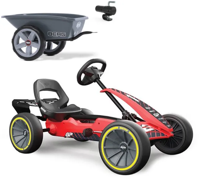 BERG Gokart Reppy GP inkl. Soundbox mit Anhänger