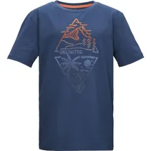 KILLTEC Kos 137 Jungen T-Shirt, blau - 152