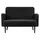 Paperflow Sessel LISBOA Stoff 124,0 x 81,5 x 83,0 cm schwarz