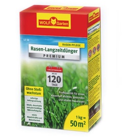 WOLF-Garten LE 50 Premium Rasen-Langzeitdünger 120 Tage 1 kg