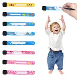 8 Stück Notfall-Armband Für Kinder,Sos Armband Kinder,Armband Kinder Notfall,Kinderarmband Mit Telefonnummer,Armband Kinder Telefonnummer Für Jungen, Mädchen, Kleinkinder, Babys