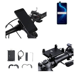 K-S-Trade für Huawei Honor X10 5G Smartphone-Halterung, (Handyhalterung das Fahrrad Halter Lenkstange Fahrradhalterung) schwarz