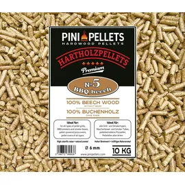 PINI Hartholz Pellets 100% Buche 10 kg