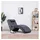 vidaXL Chaiselongue Massage Polyester 55 x 73 x 142 cm Grau mit Kissen