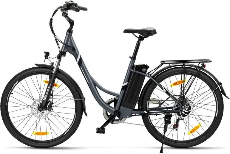 Touroll B1, 15,6 Ah, 26 Zoll, 250 W, Elektrisches City-Bike