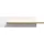 Forte Wandregal 101 x 21,9 x 23,6 cm Weiß