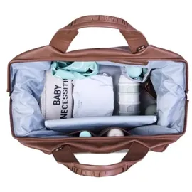 Childhome MOMMY BAG LEATHER Braun